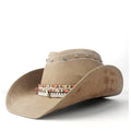 The Cherokee Genuine Leather Cowboy Hat
