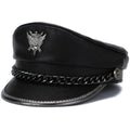 The Royal Shield Genuine Leather Sailor Cap