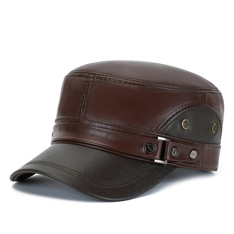 Thompson Genuine Leather Army Cap