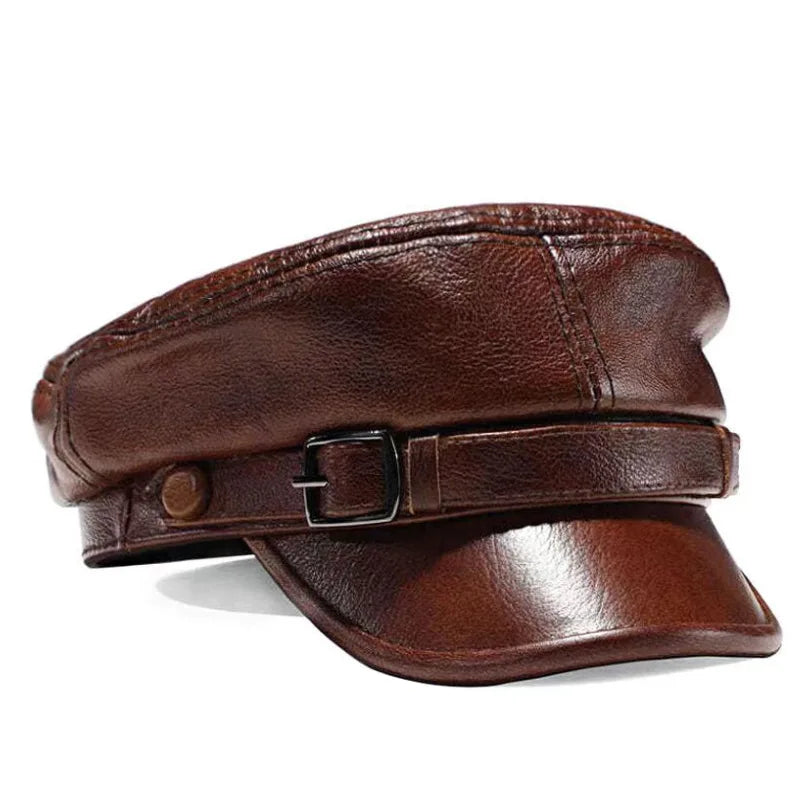 Toronto Vintage Genuine Leather Sailor Cap