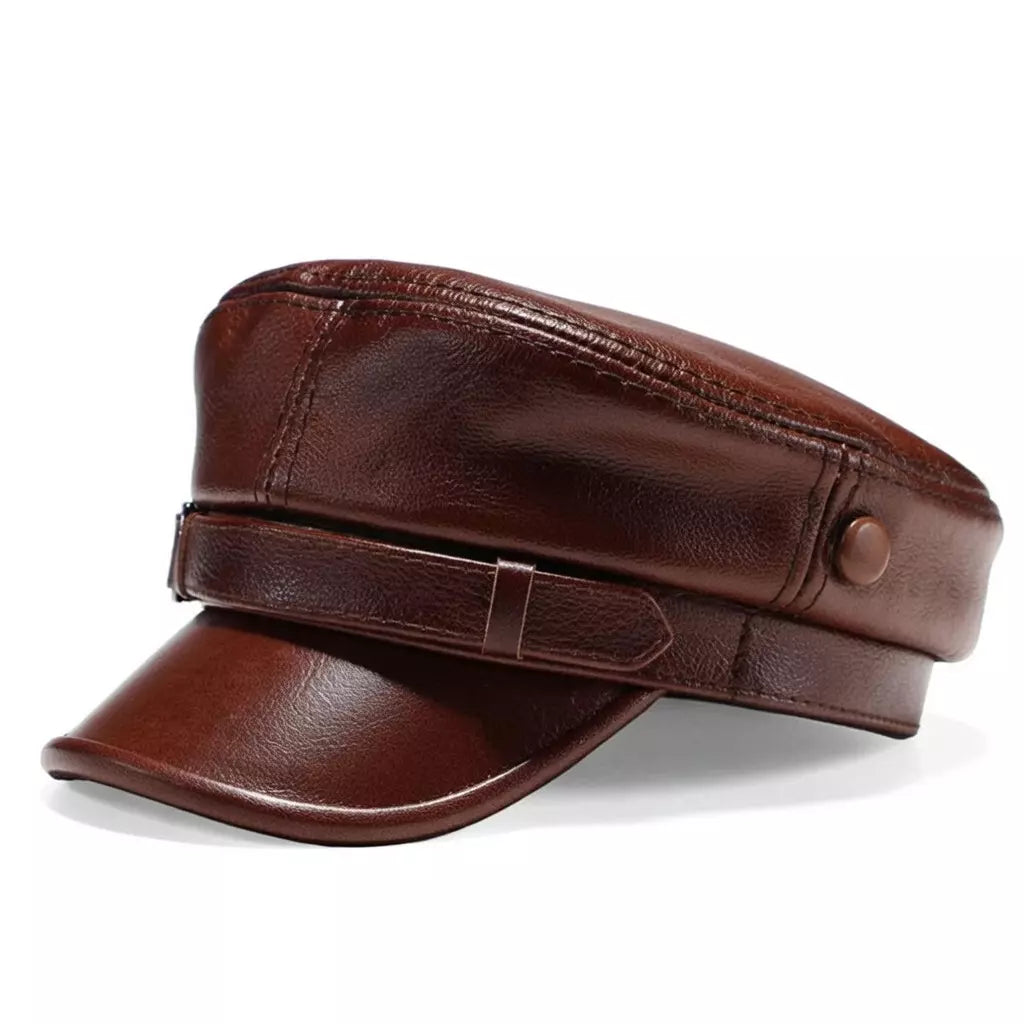 Toronto Vintage Genuine Leather Sailor Cap