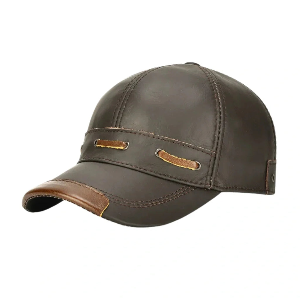 Toulouse Genuine Leather Baseball Cap