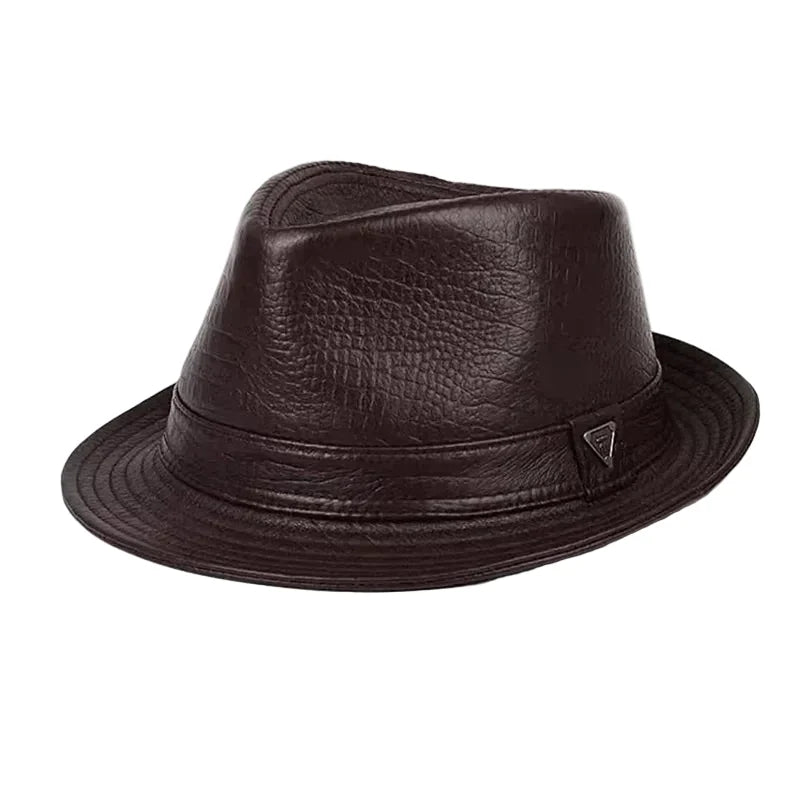 Toulouse Genuine Leather Trilby Hat