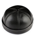Vintage Genuine Leather Docker Cap