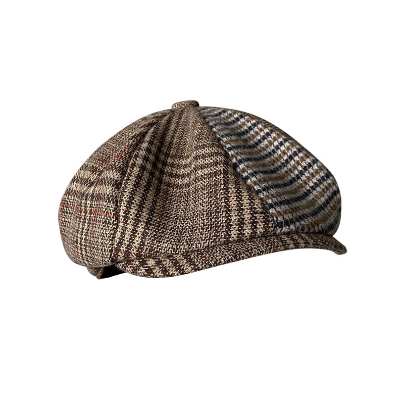Wildhills Brown Wool Newsboy Cap