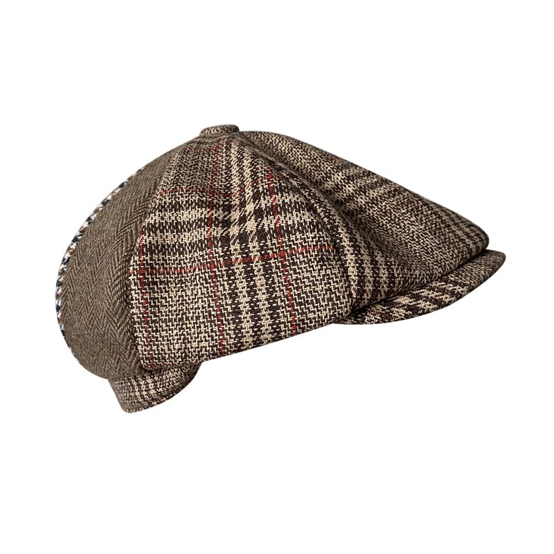 Wildhills Brown Wool Newsboy Cap