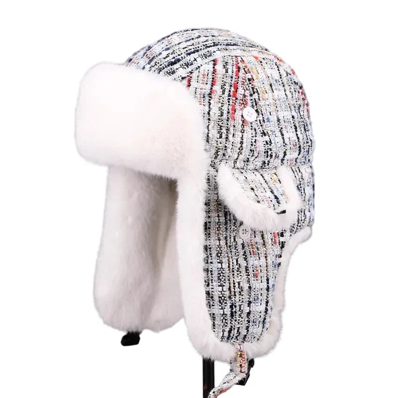 Winter Thick Fur Trapper Bomber Hat