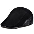 Wisconsin Genuine Leather Duckbill Flat Cap