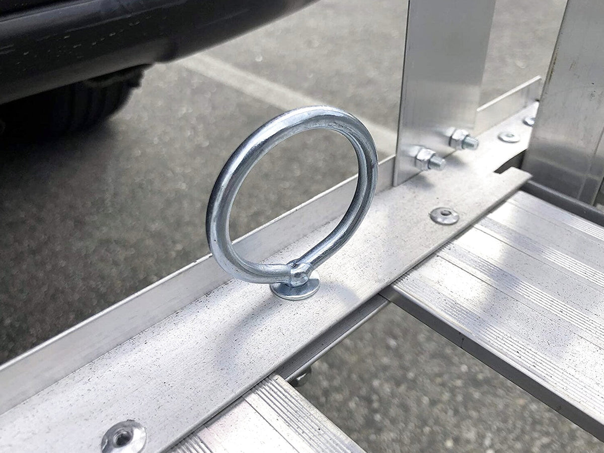 Aluminum Hitch Mount Cargo Carrier With 47 Inch Long Ramp, 1 Pack - 80779