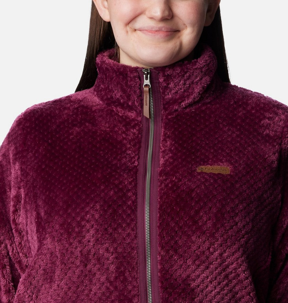 Women's Plus Long Full-Zip Fleece Jacket - Blue