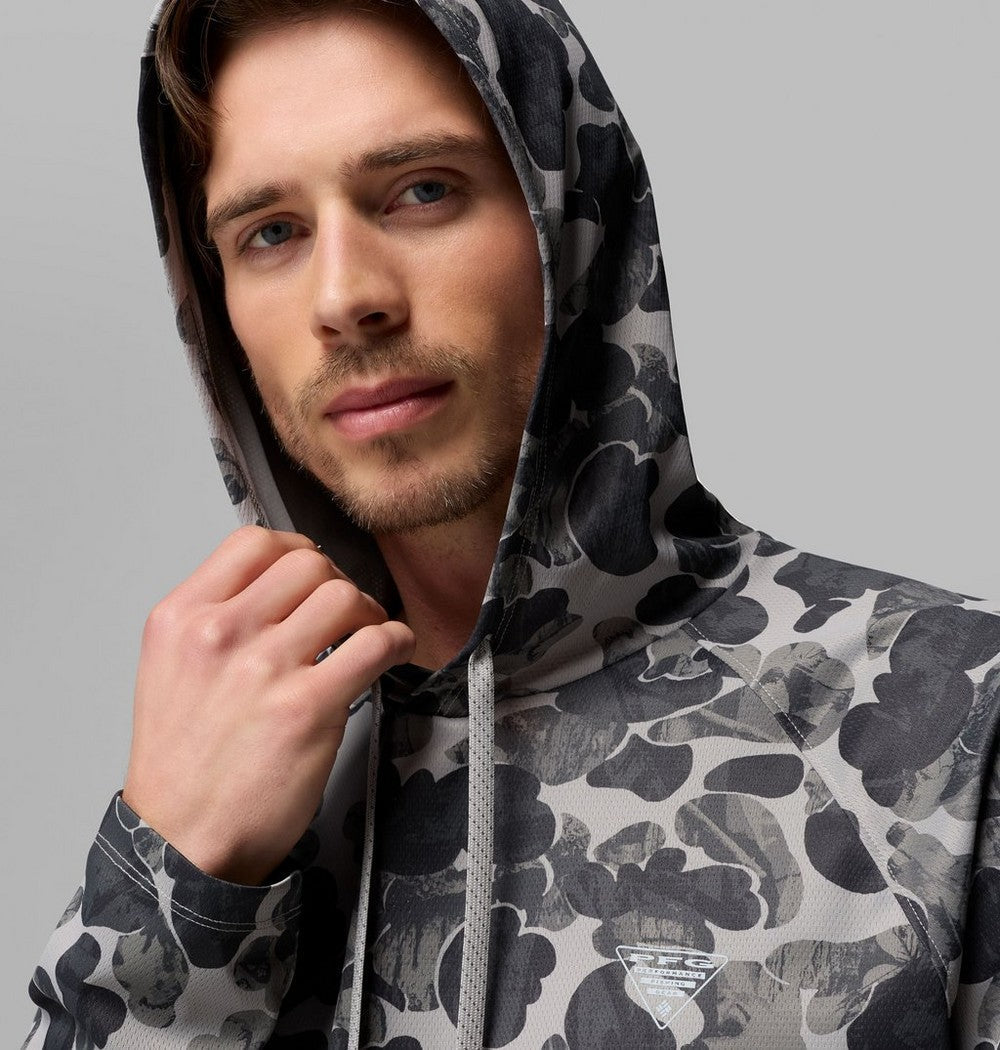 Men's UPF 40 Fishing Hoodie - Gray