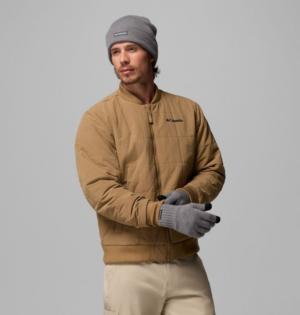 Knit Beanie and Touchscreen Glove Set - Black