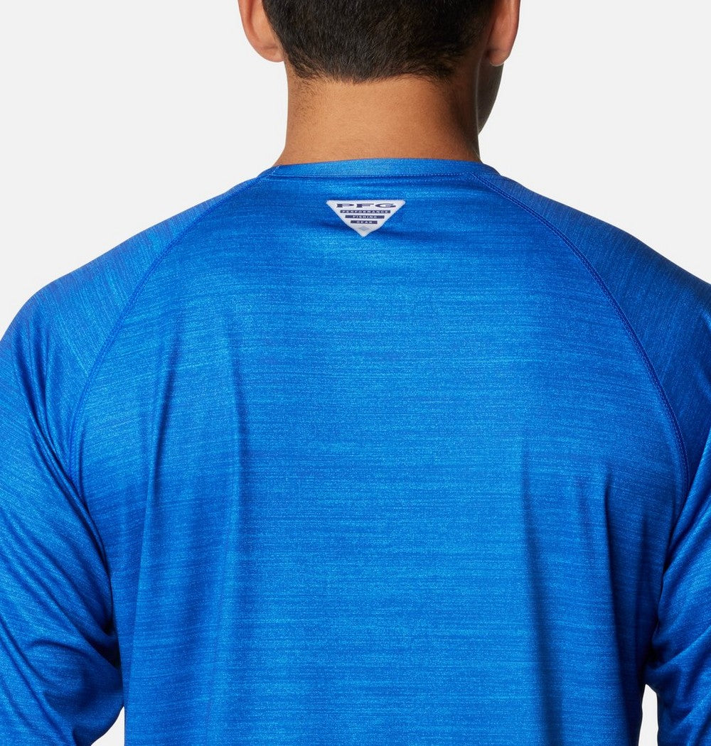 Men's Heather Long-Sleeve Team Logo Shirt - Gray