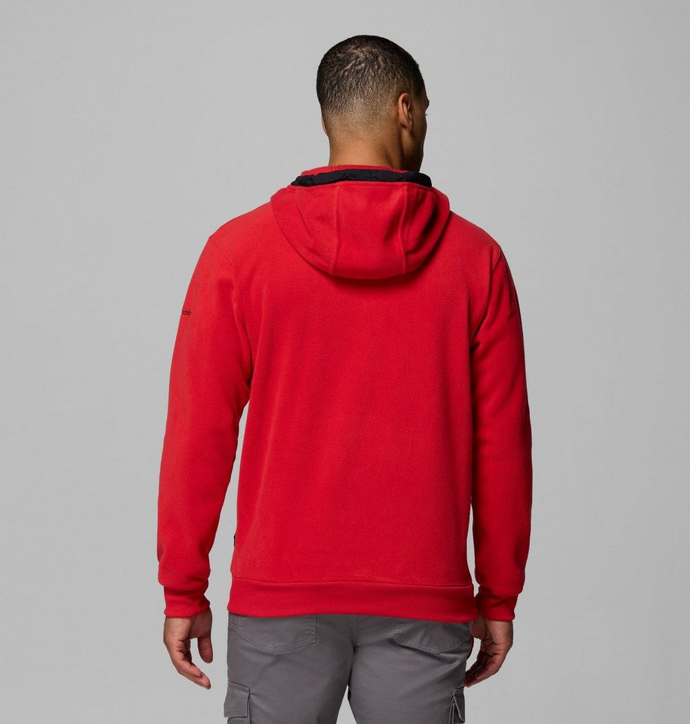 Men's Microfleece Hoodie - Red