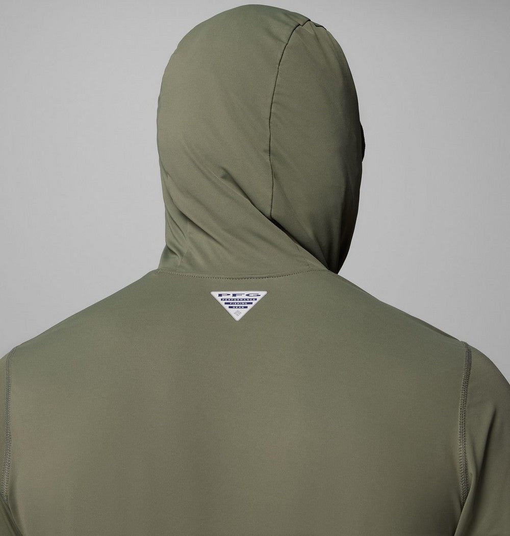 Men's UPF 50 Insect-Repellent Hoodie - Green