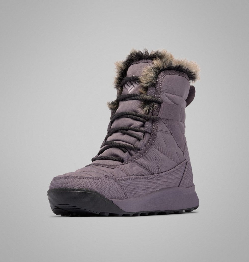 Women's Insulated Winter Ankle Boot - Gray Purple