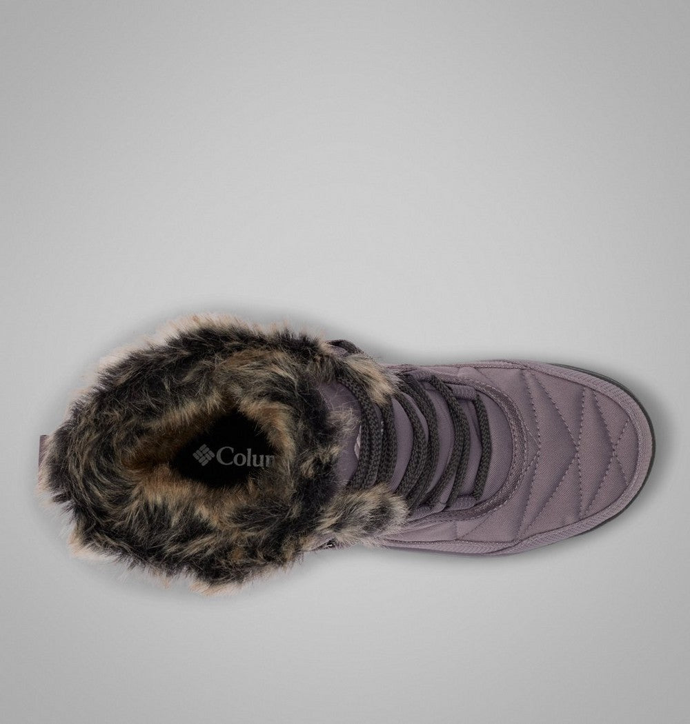 Women's Insulated Winter Ankle Boot - Gray Purple