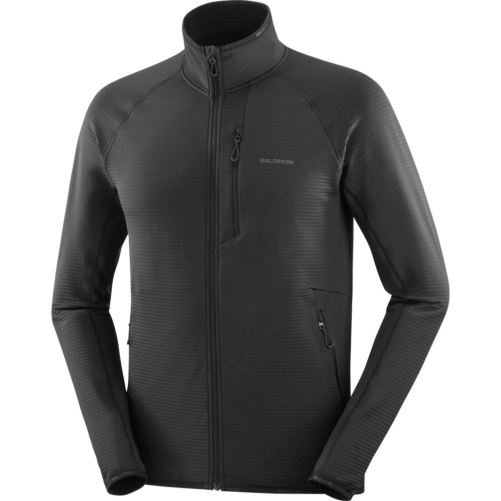 Men's Lightweight Full-Zip Fleece - Gray