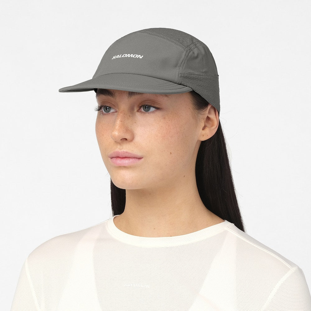 Packable Running Cap - Brown