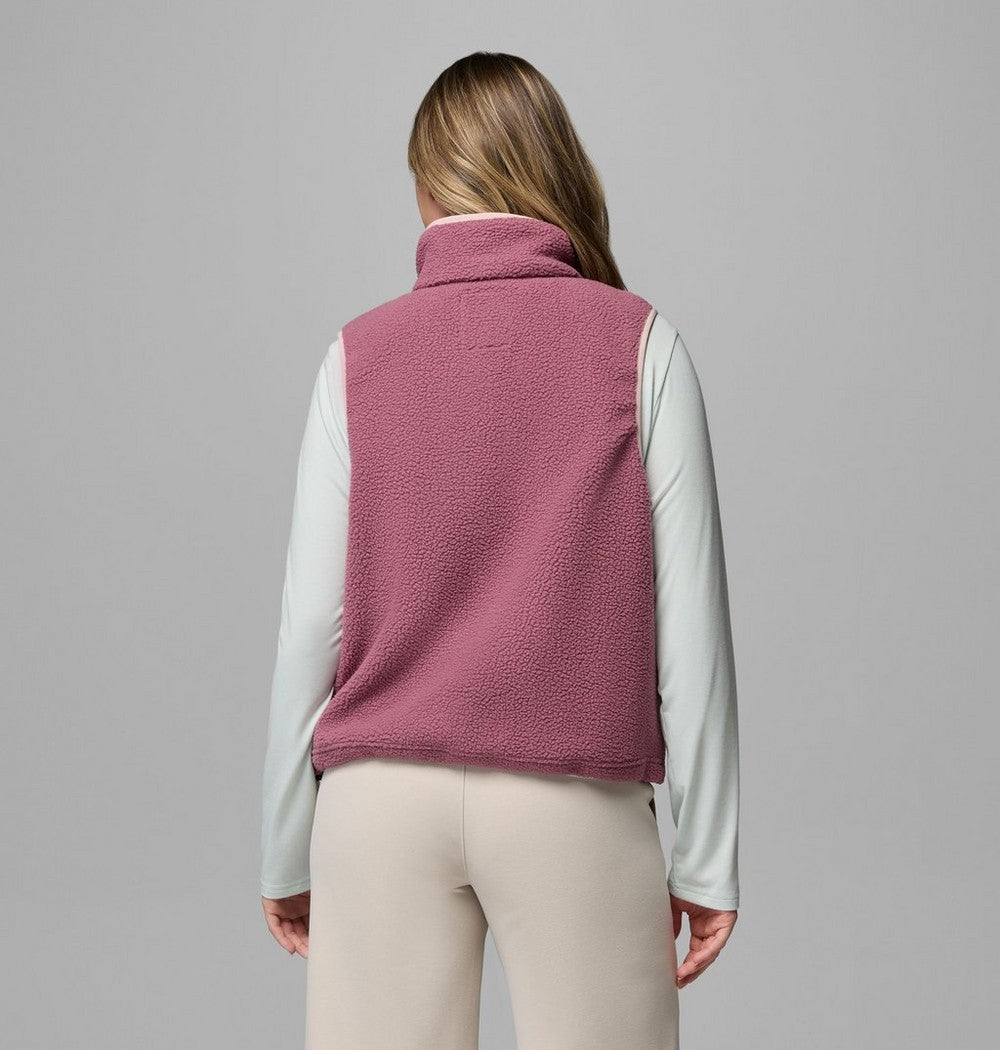 Women's Sherpa Fleece Vest - Black