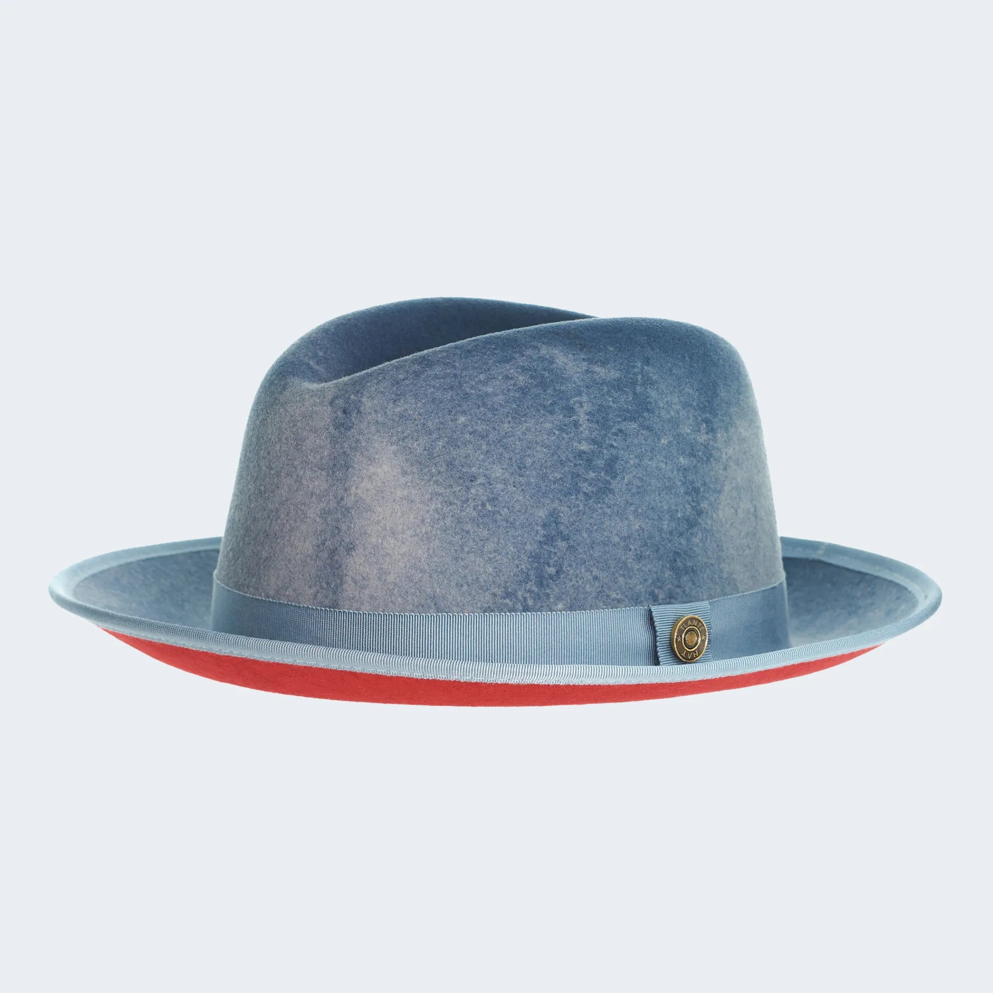 Classic Center-Creased Fedora-King (Swirl Blue)