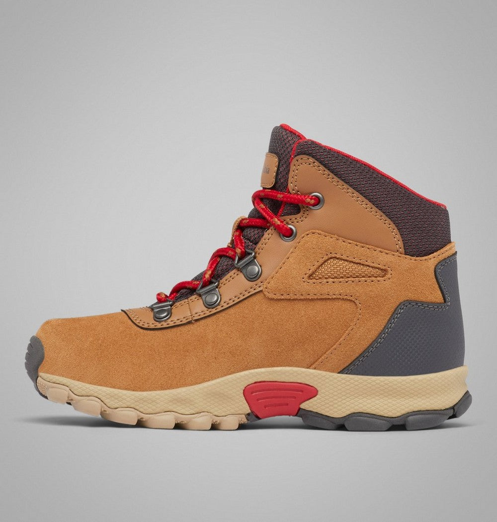Big Kids' Suede Trail Hiking Boot - Black Red