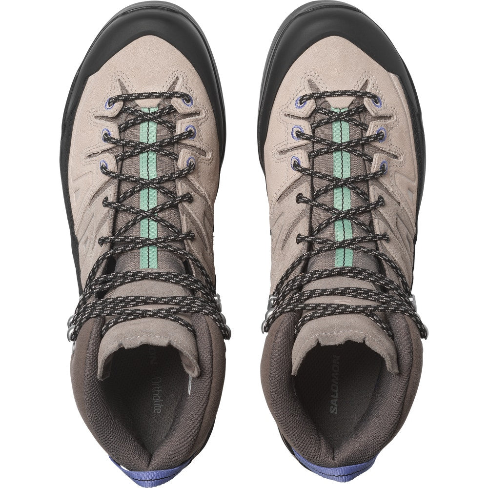 Waterproof Leather Mid Hiking Sneaker - Gray