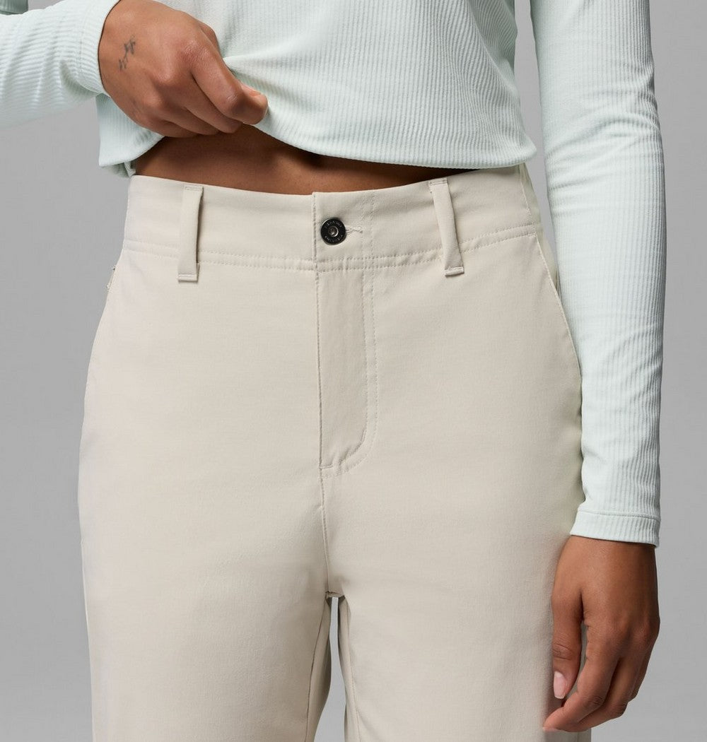 Women's Stretch Straight-Leg Pants - Green