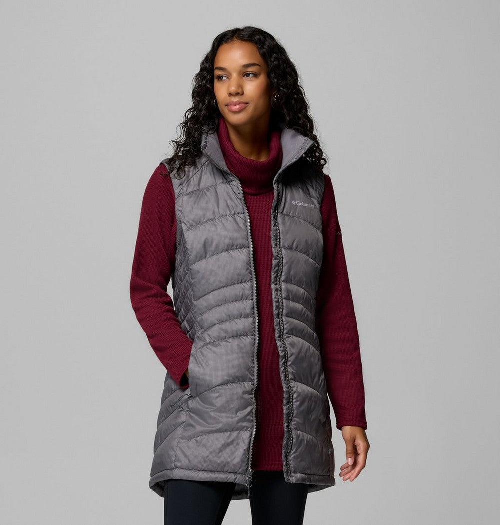 Women's Long Insulated Vest - Sage