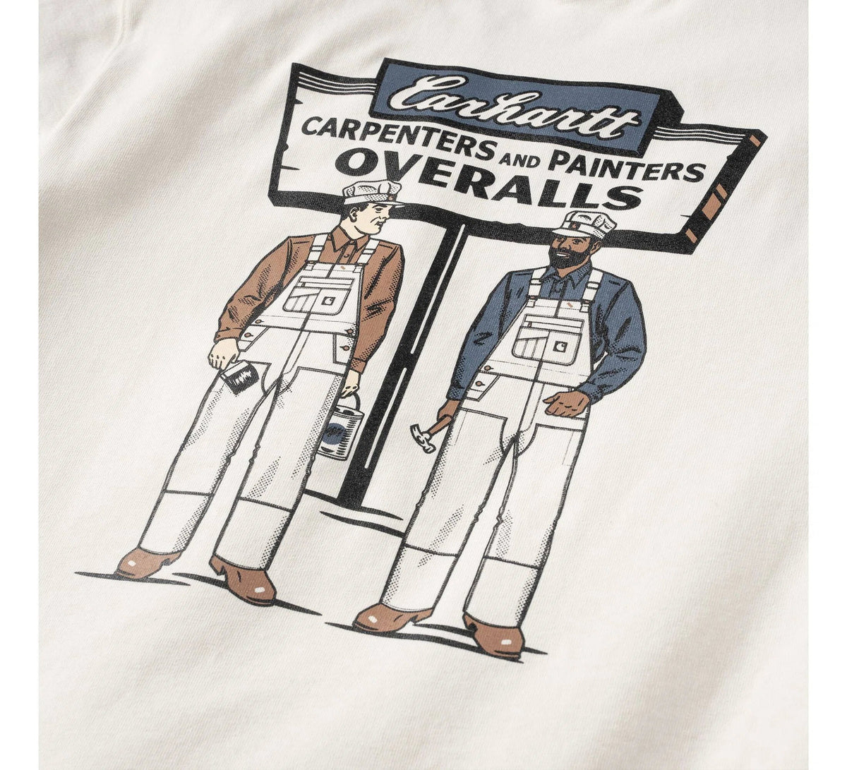 Men's Heavyweight Loose Painter T-Shirt - Chalk
