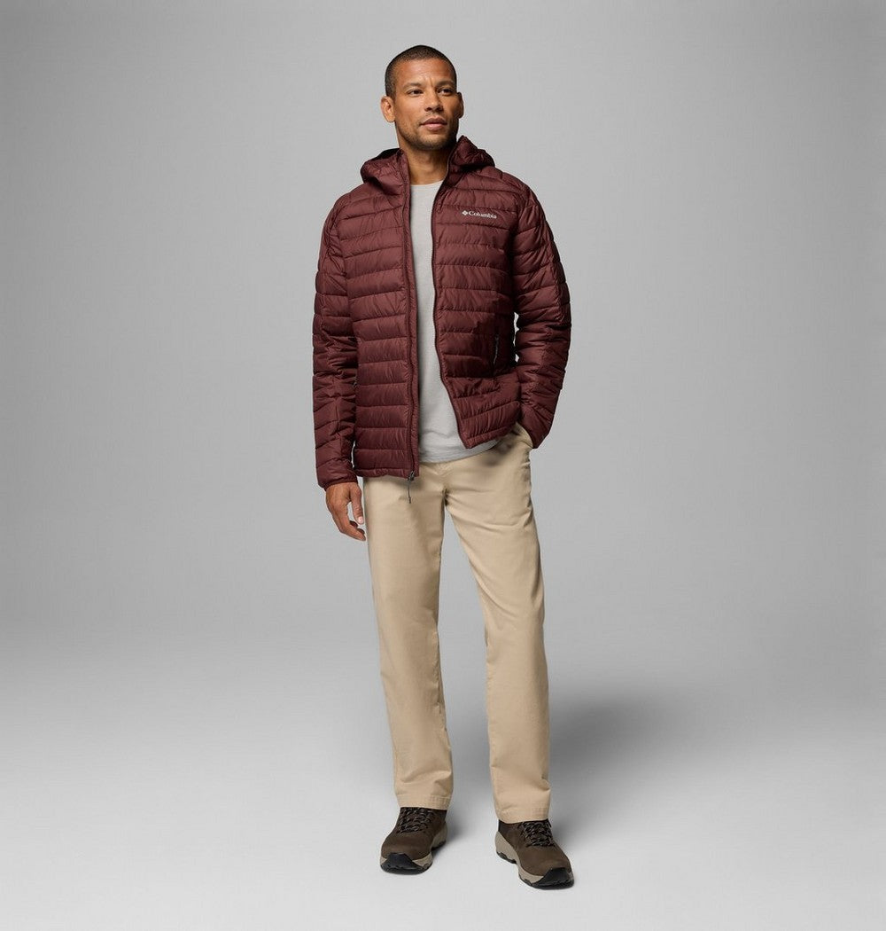 Men's Insulated Hooded Jacket - Redwood