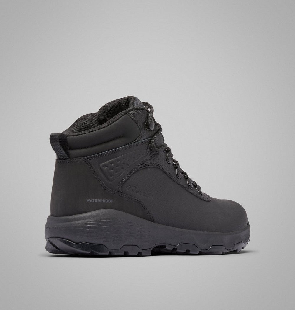 Men's Waterproof Leather Hiking Boot - Black