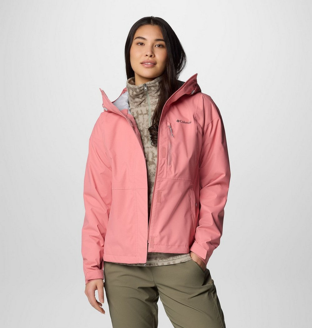 Women's Waterproof Rain Jacket - Coral