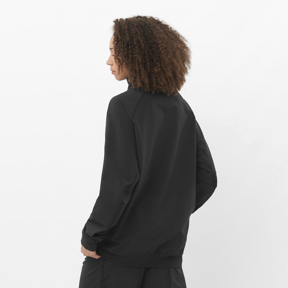 Unisex Half-Zip Softshell Midlayer - Stone Gray