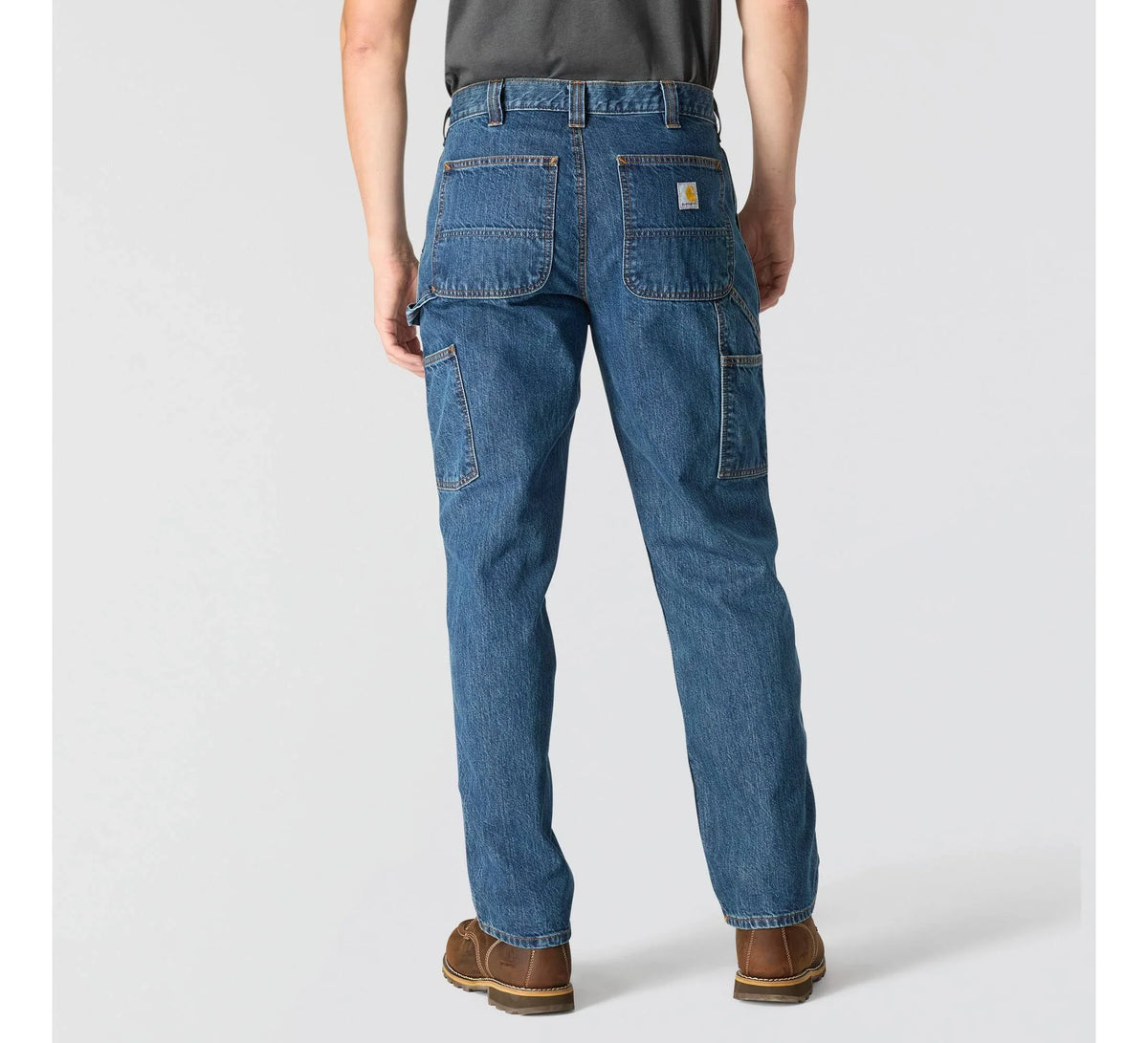 Men's Loose Straight Work Jeans - Blue