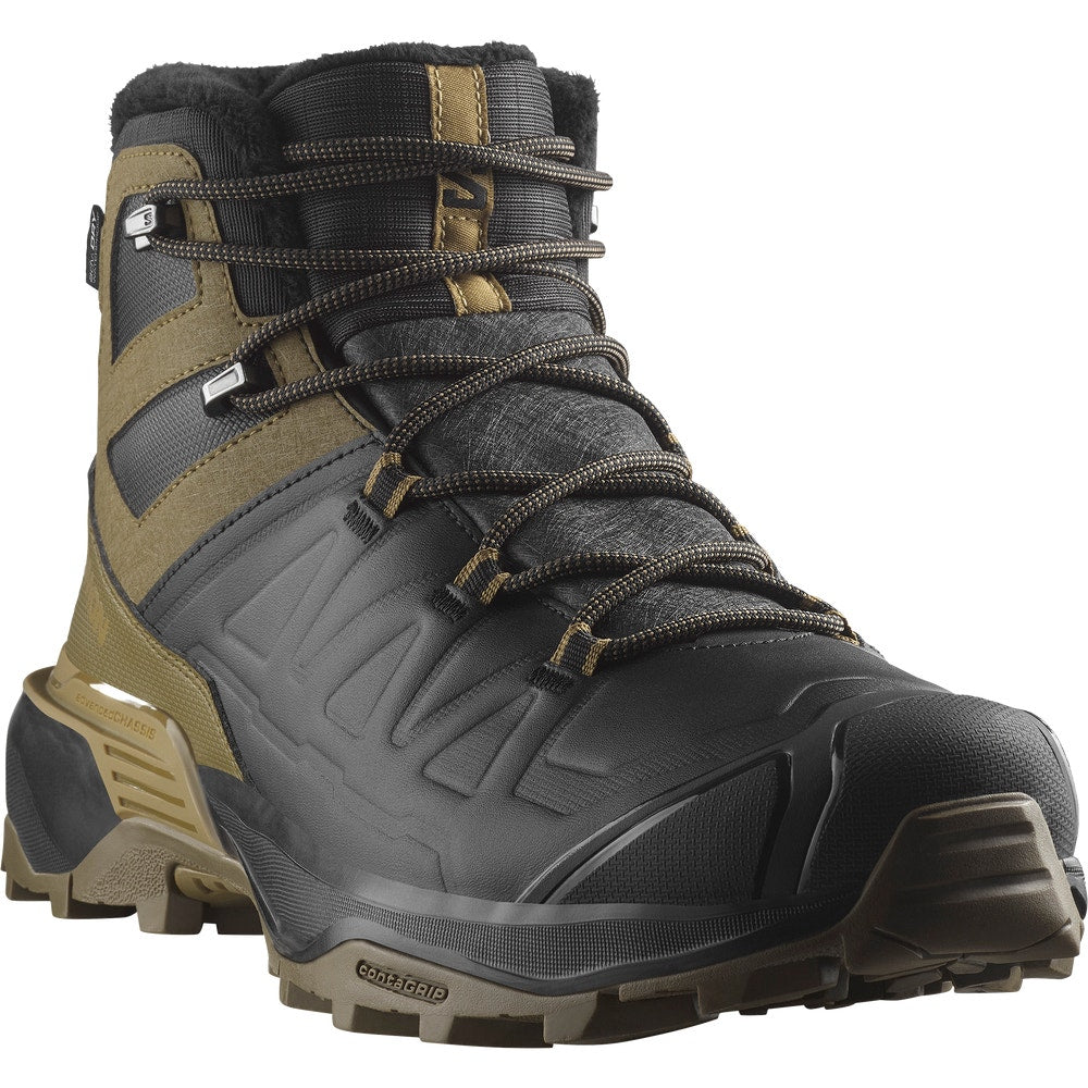 Men's Insulated Waterproof Winter Boots - Black