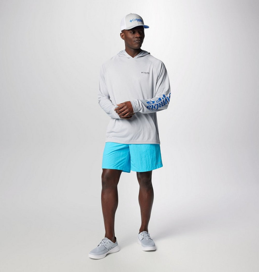 Men's Long-Sleeve Sun Hoodie - Gray