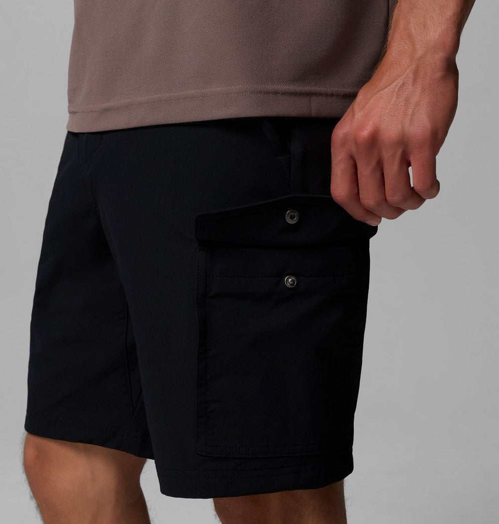 Men's Stretch Cargo Shorts - Black