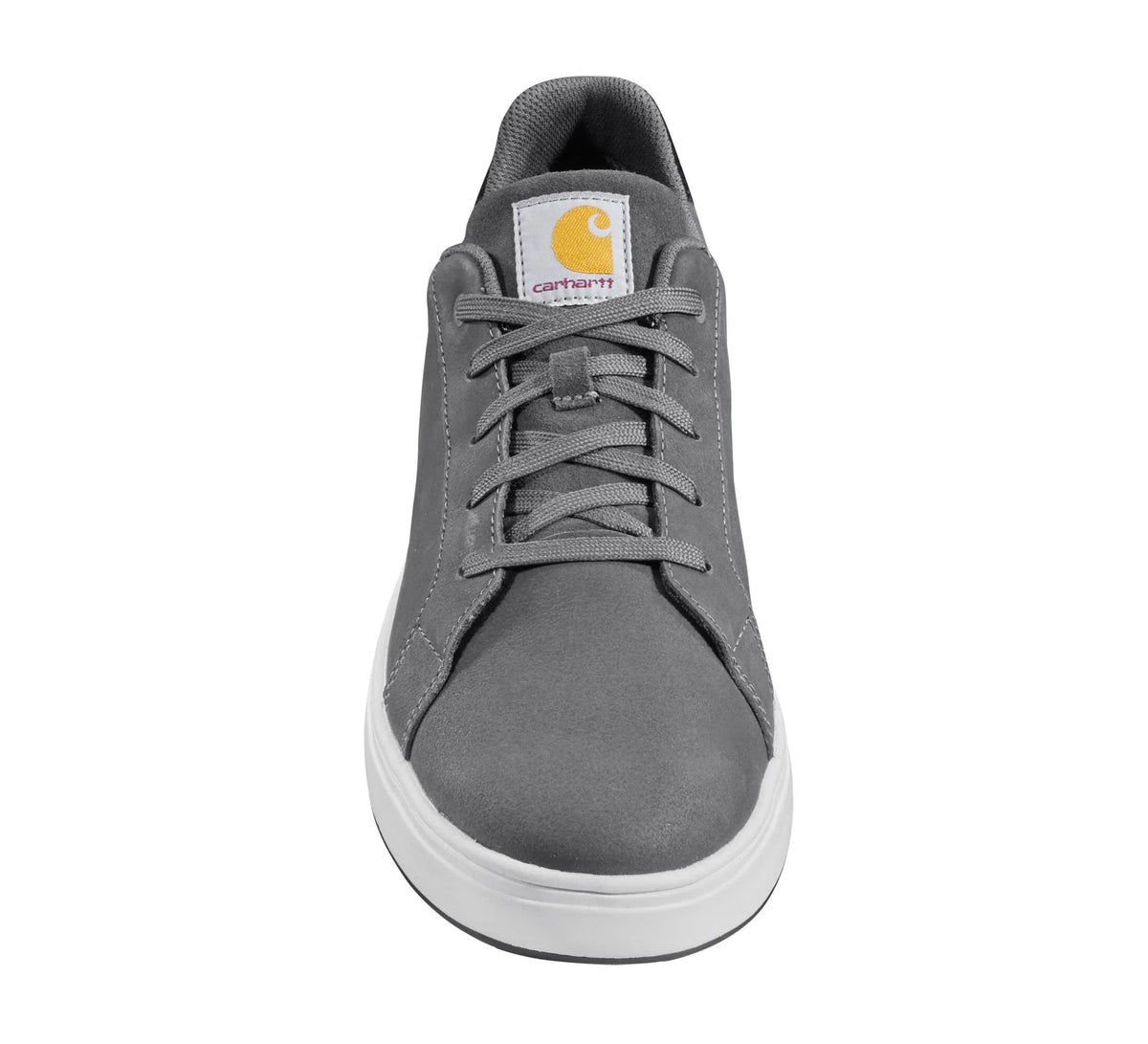 Women's Leather Low Top Work Sneakers - Gray