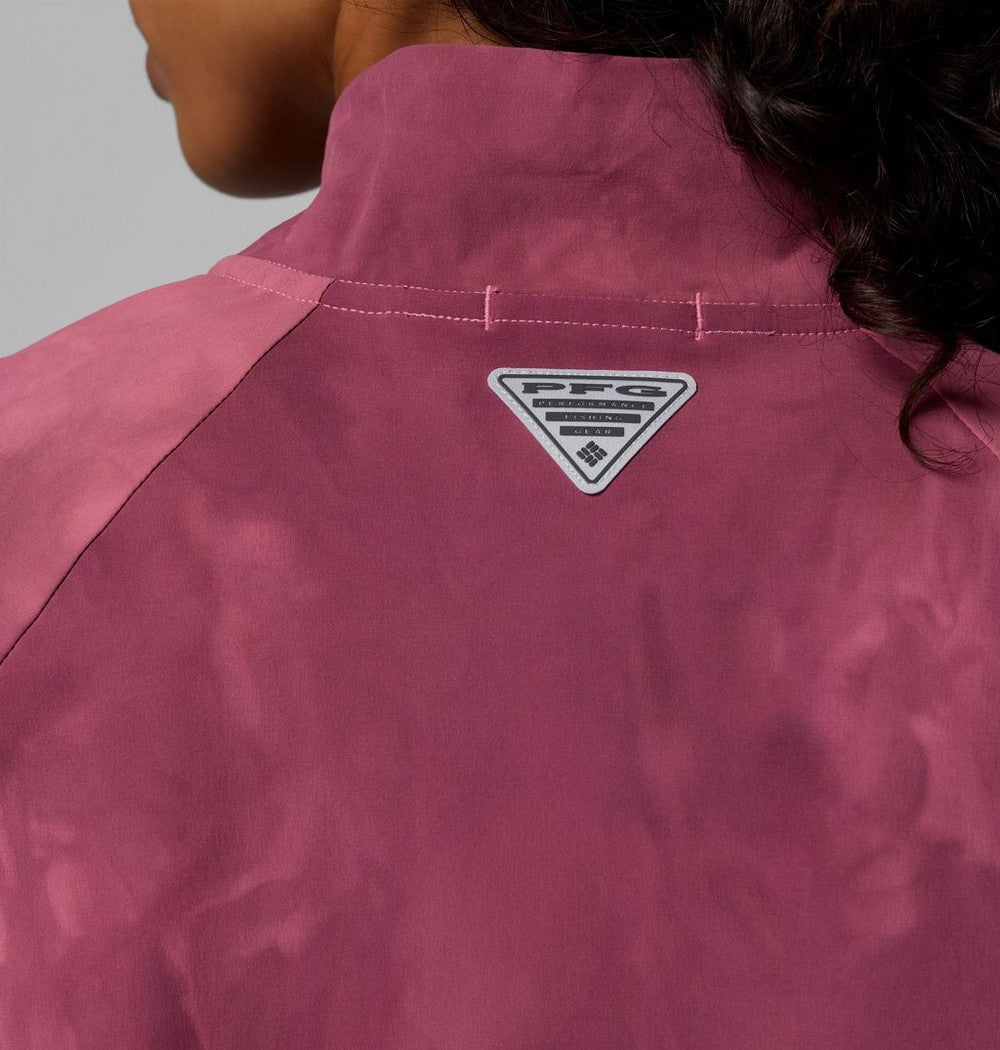 Women's Half-Zip Fishing Shirt - Pink