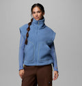 Women's Relaxed Fleece Vest - Blue