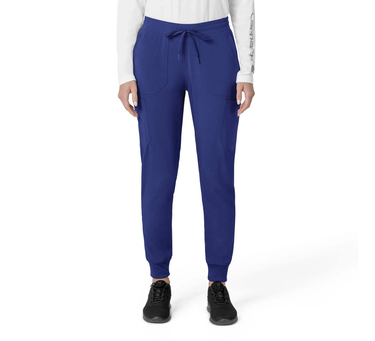 Women's Stretch Cargo Jogger Scrub Pants - Pink