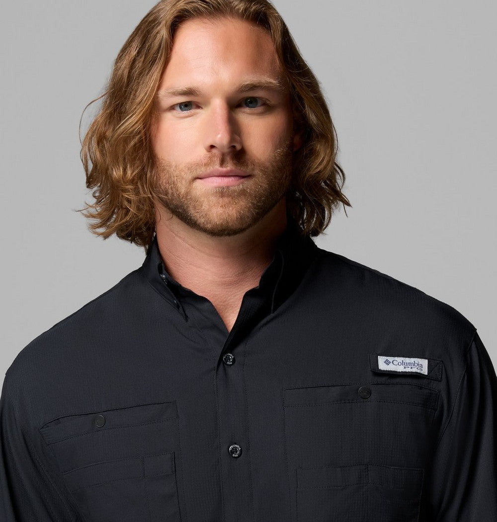 Men's Long-Sleeve Fishing Shirt - Teal