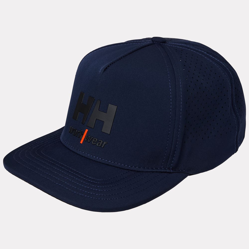 Recycled Polyester Adjustable Work Cap - Navy