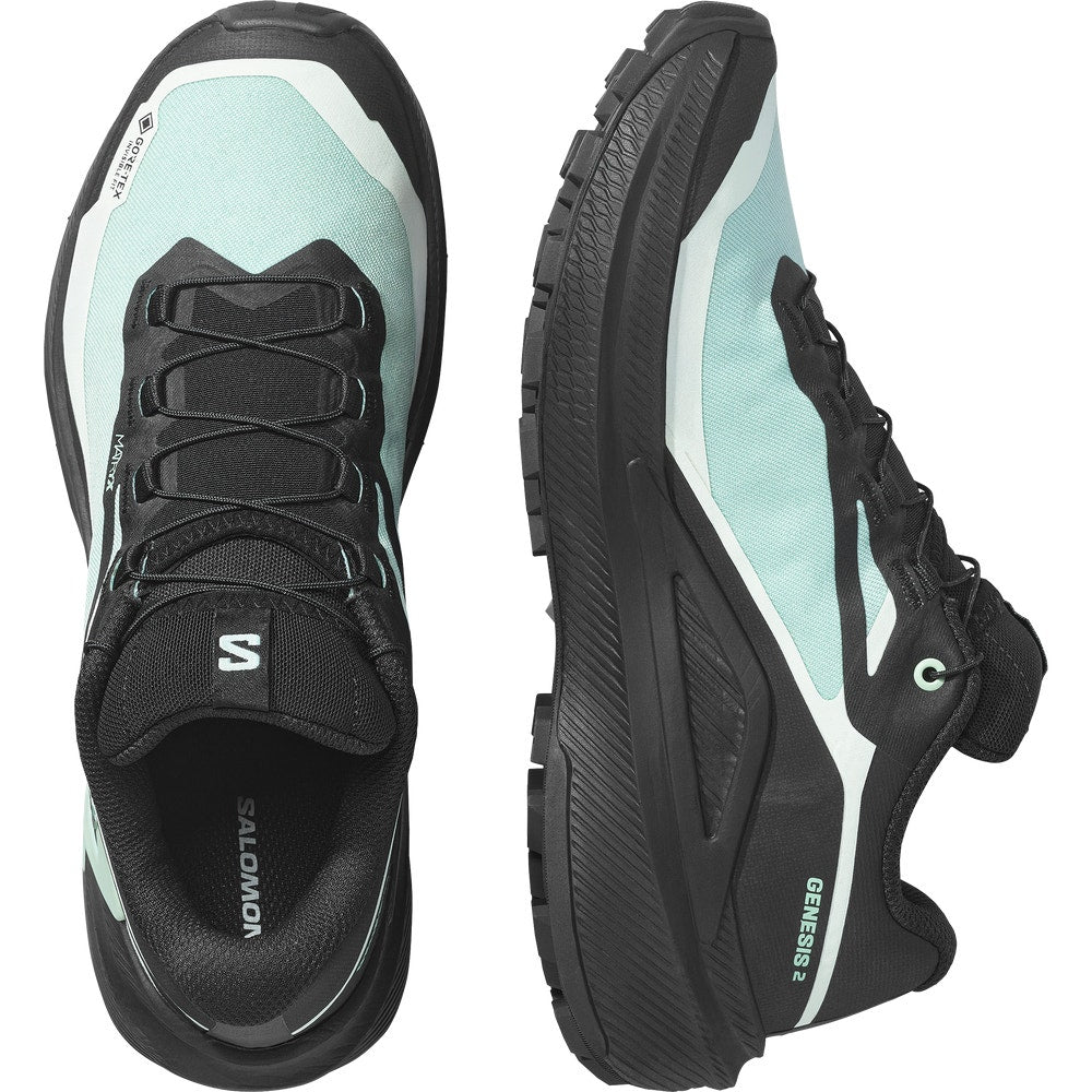 Women's Waterproof Trail Running Shoes - Green