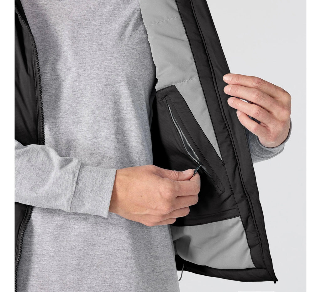 Women's Insulated Hooded Vest - Black
