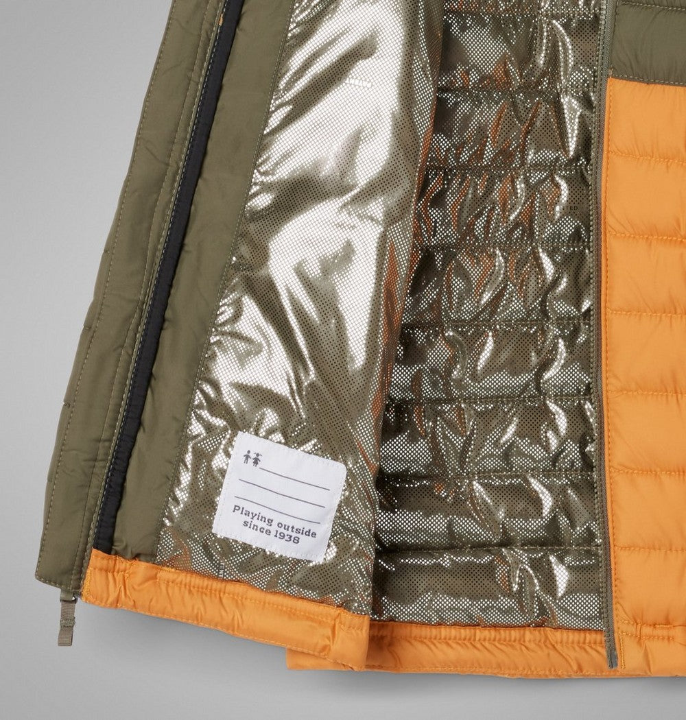 Boys' Hooded Insulated Puffer Jacket - Orange