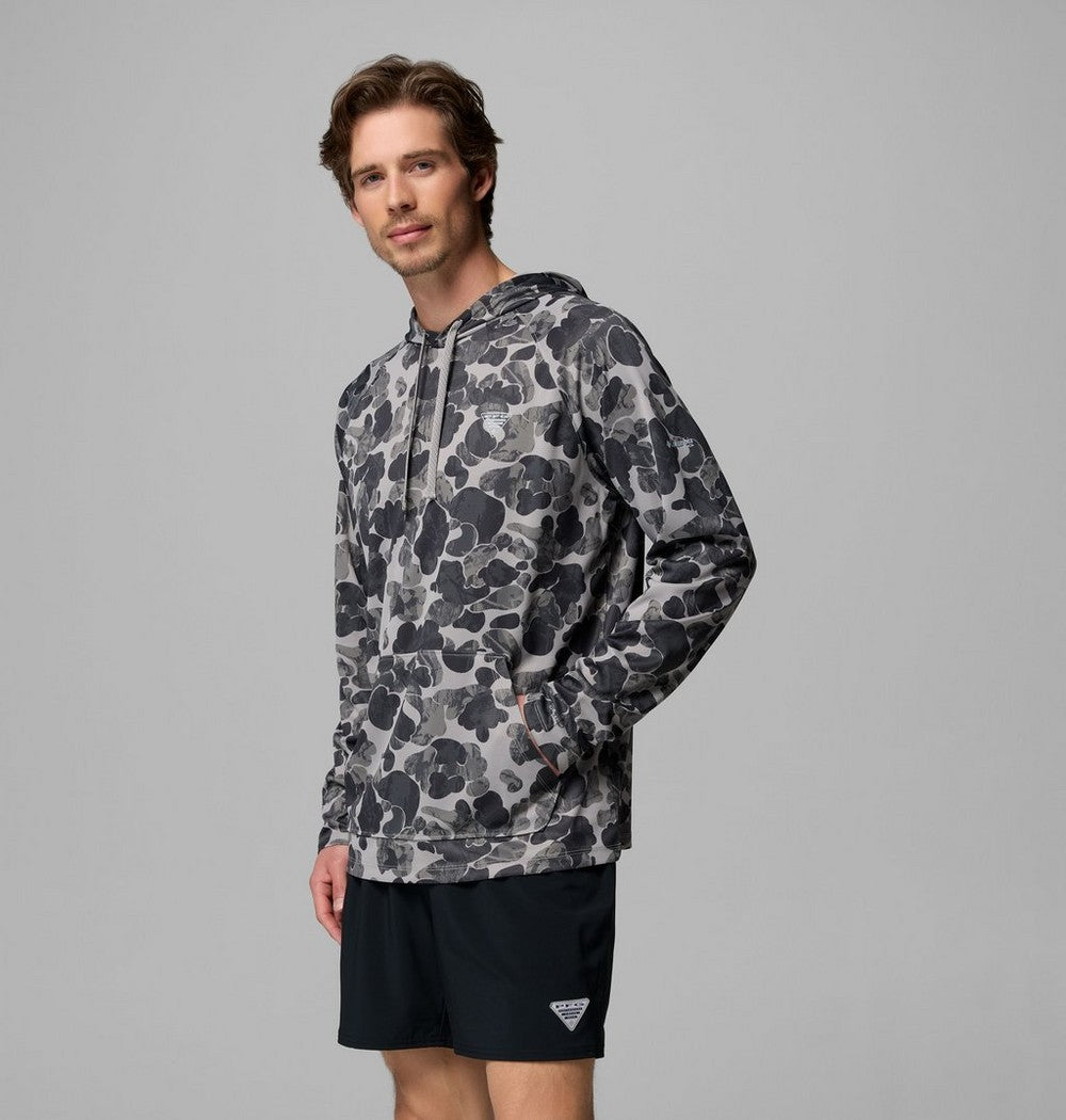 Men's UPF 40 Fishing Hoodie - Gray