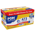 American Standart 2-Ply Bath Tissue, 45 Rolls