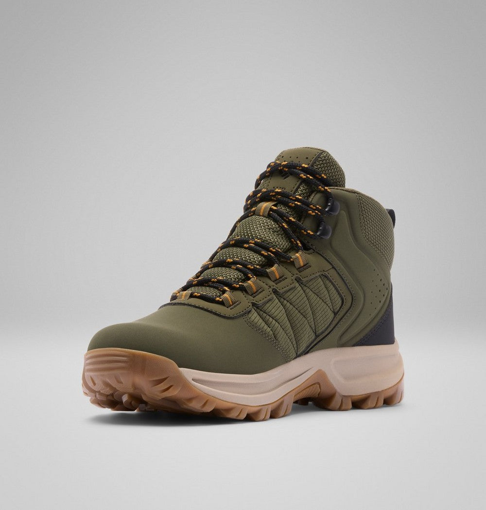 Men's Wide Waterproof Hiking Boots - Green